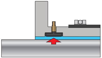 Joint Dégonflé, l'eau passe