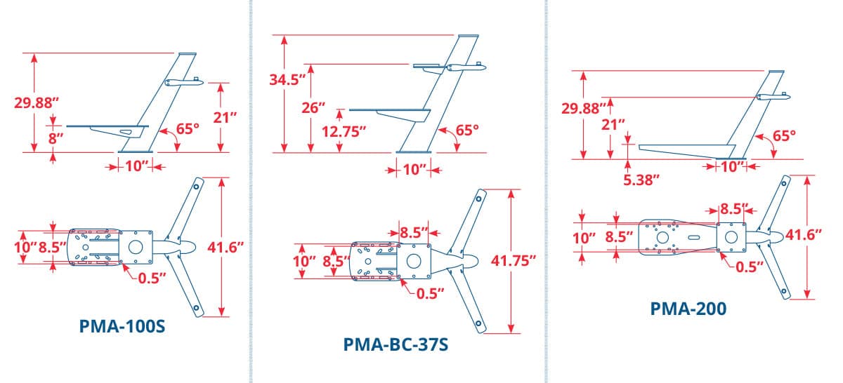 tapered-mast-dimensions