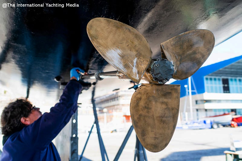 Application of Crystal Prop antifouling